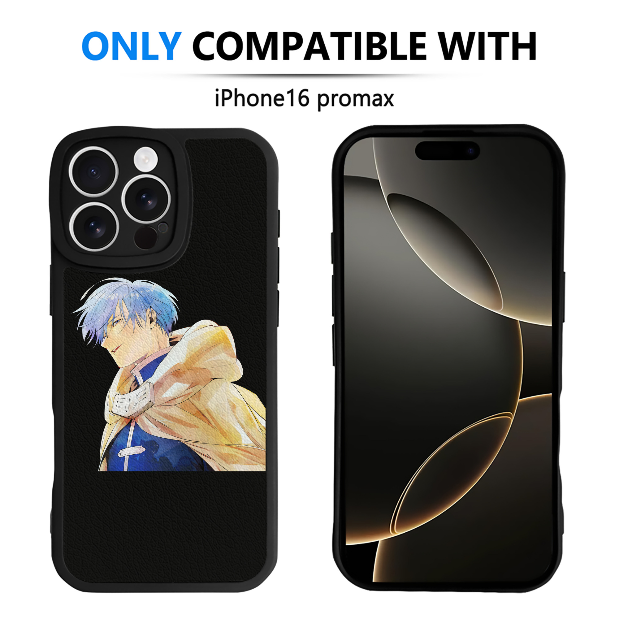 （画像用） 葬送のフリーレン Frieren 【iPhone 16シリーズ対応】シリコンスマホケース（レザー調） 材質：シリコン